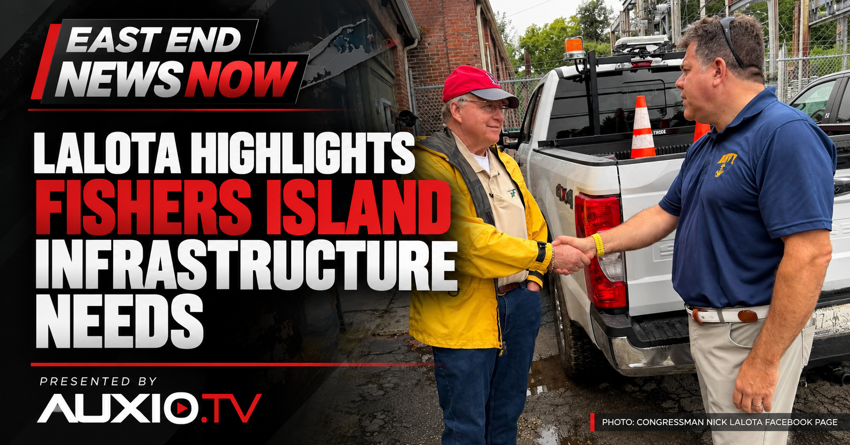 LaLota Visits Fishers Island, Highlights Aging Infrastructure Needs