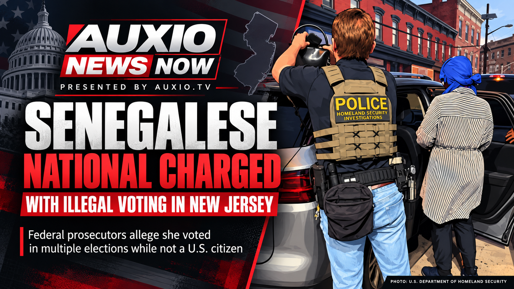 Senegalese National Charged With Voting in Multiple New Jersey Federal Elections