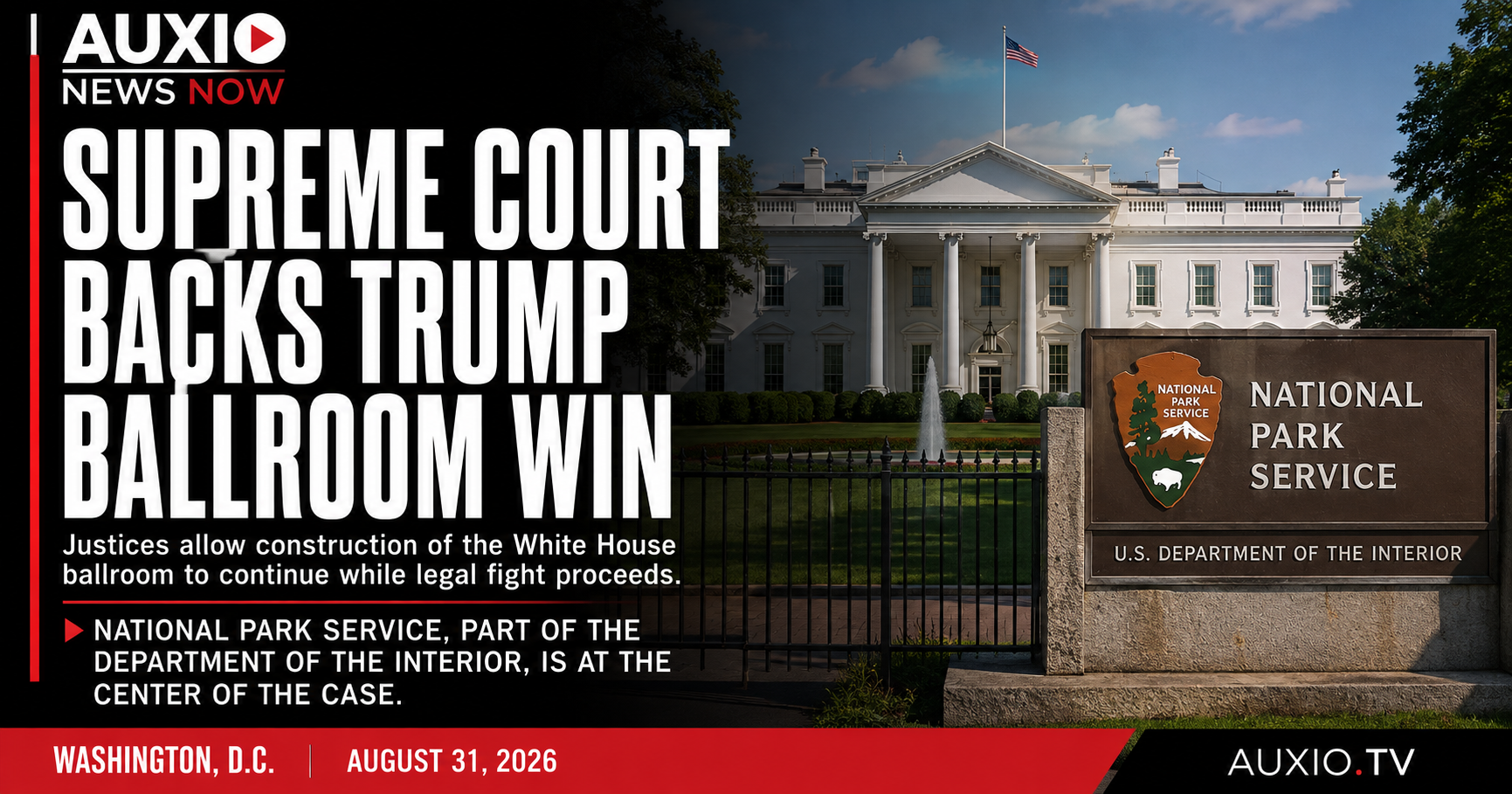 Supreme Court Backs Trump Administration in White House Ballroom Fight