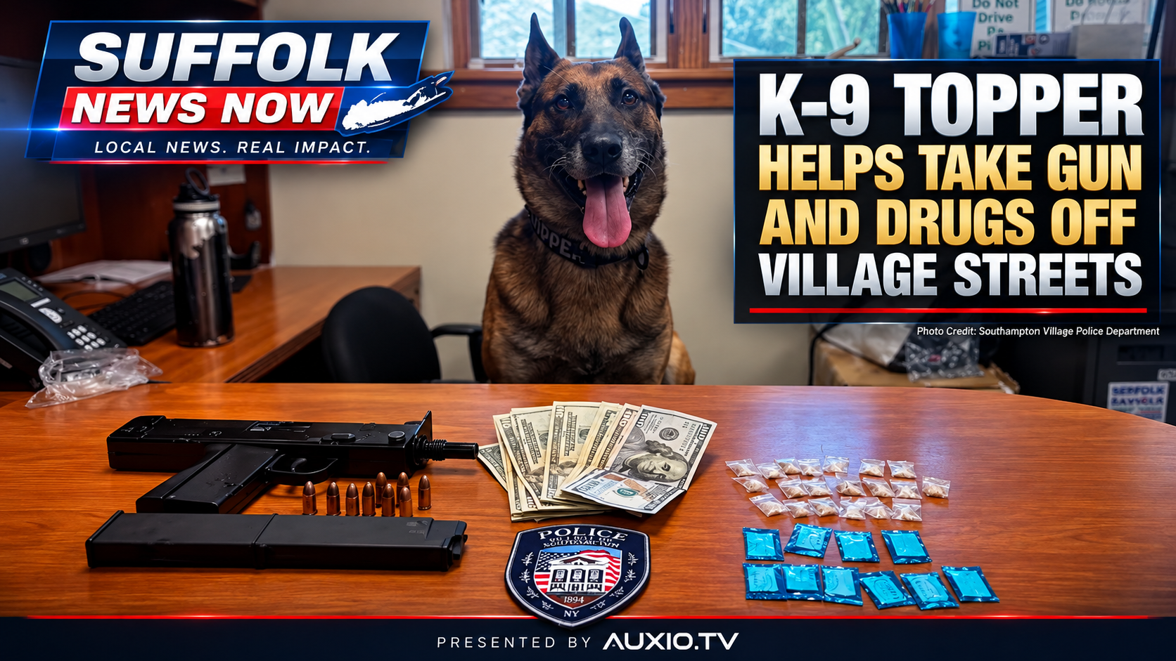 Topper’s Record Shows What a K-9 Unit Adds to Public Safety on the East End