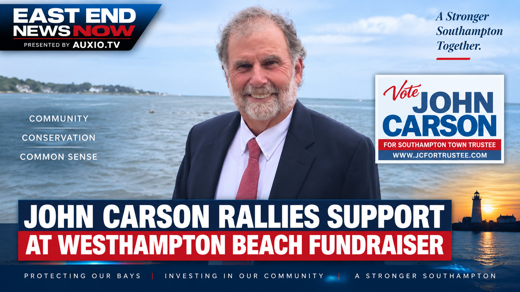 John Carson Rallies Support at Westhampton Beach Fundraiser