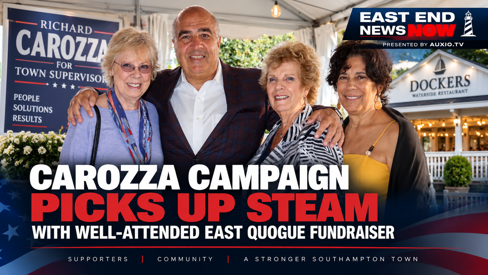 Carozza Campaign Picks Up Steam With Well-Attended East Quogue Fundraiser