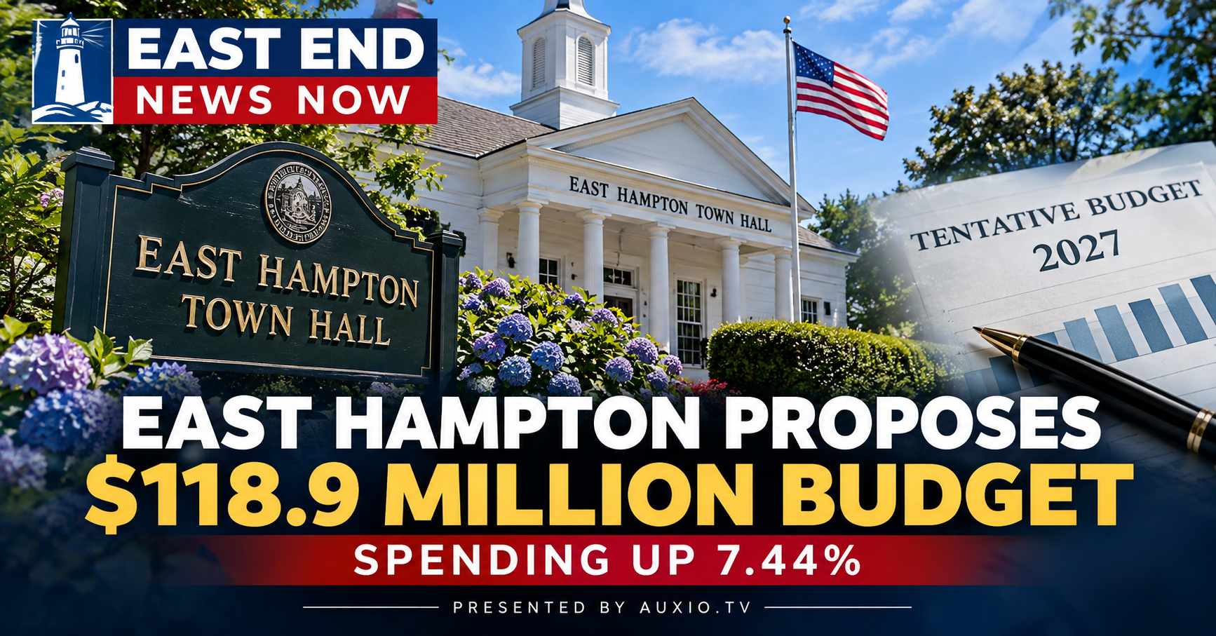 East Hampton Proposes $118.9 Million 2027 Budget as Costs and Service Demands Rise