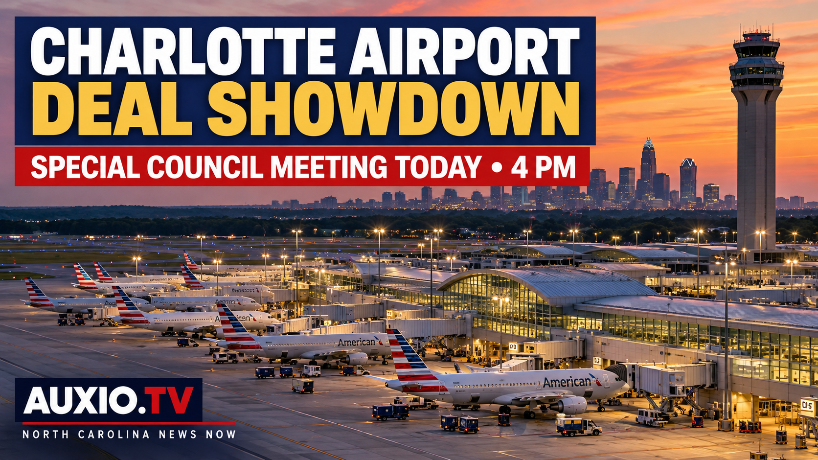 Charlotte Airport Deal Faces New Scrutiny as City Council Schedules Special Meeting