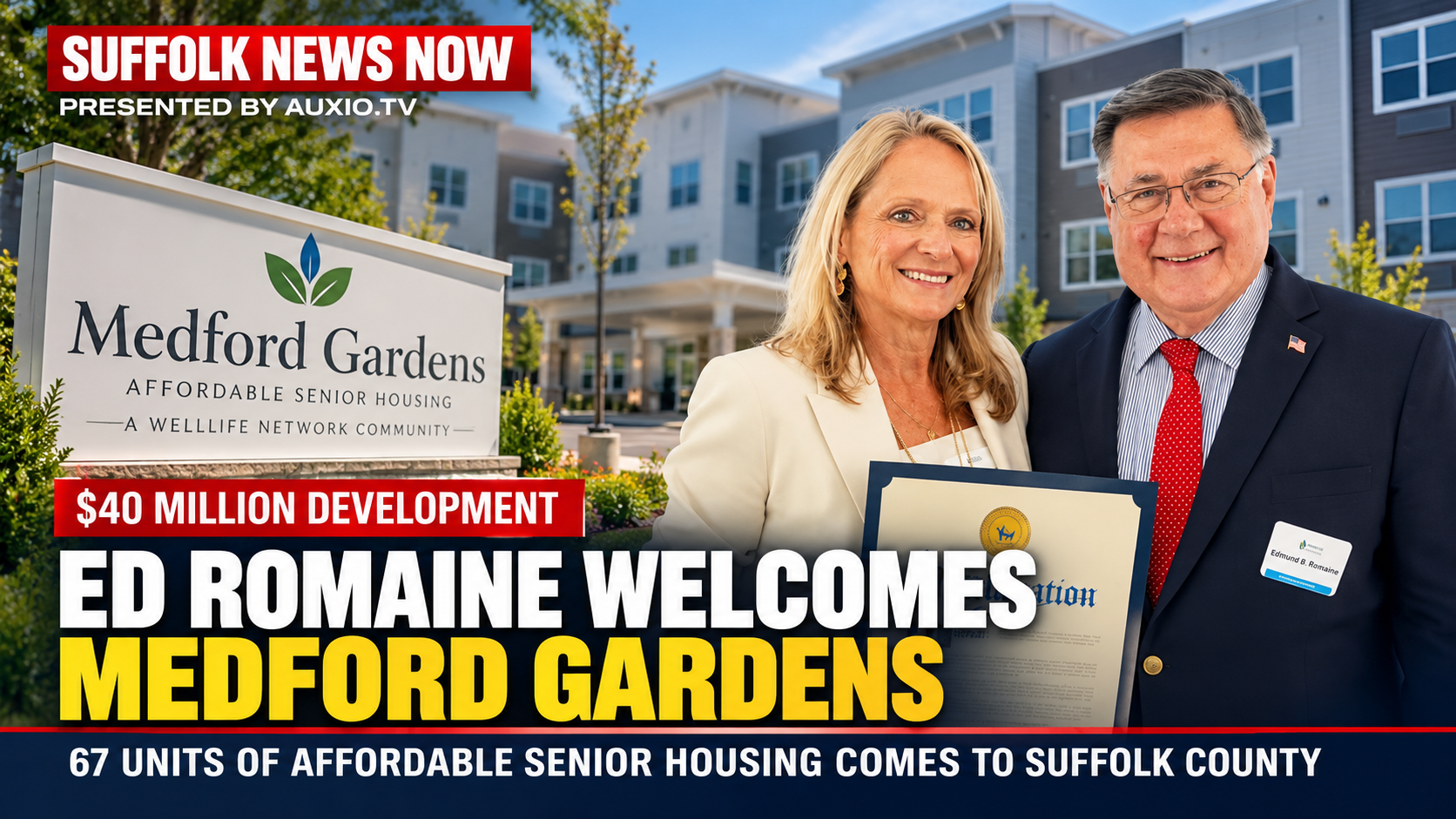 $40 Million Medford Gardens Opens, Bringing Affordable Senior Housing to Suffolk County
